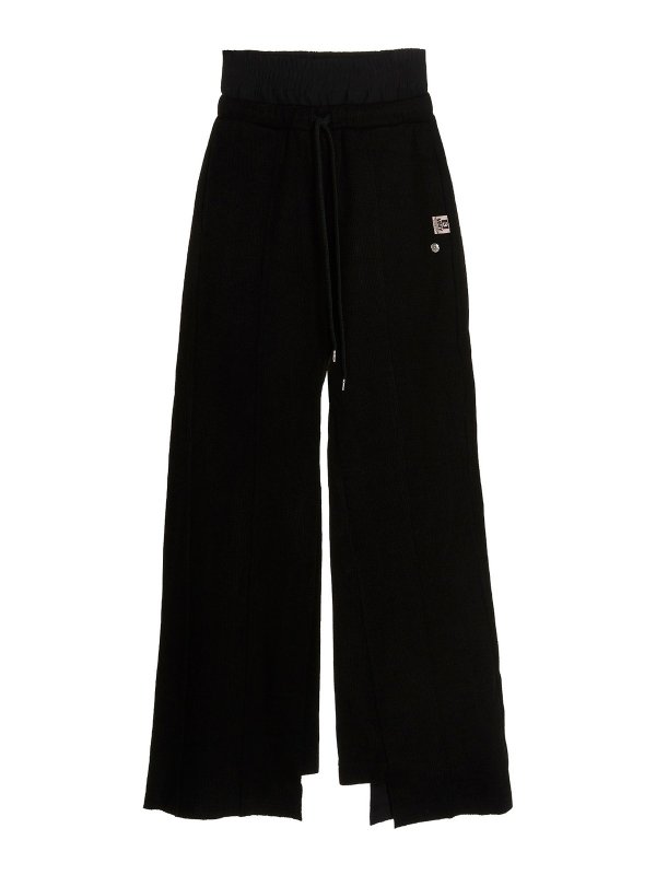 MAISON MIHARA YASUHIRO: カジュアルトラウザー - カジュアルパンツ - 黒