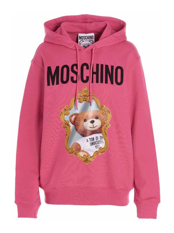 MOSCHINO: スウェット＆セーター - スウェットシャツ/セーター - フクシア