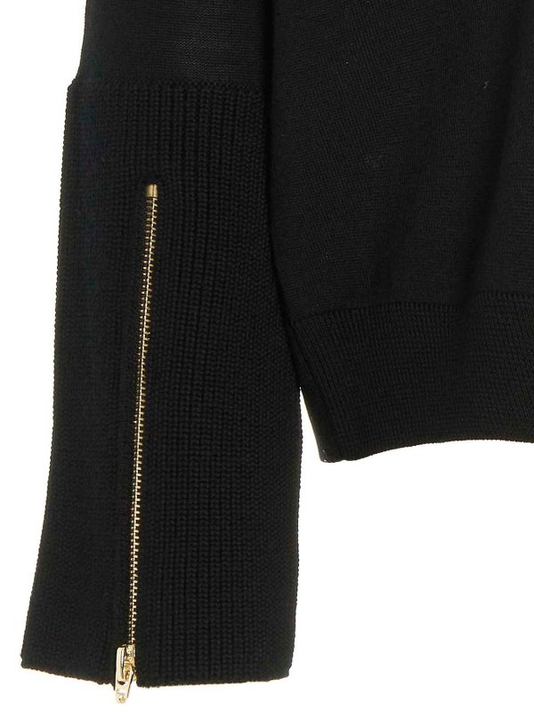 Vネック - 黒 shop online: Nude