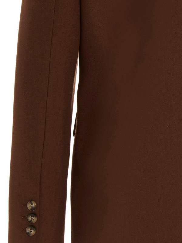 Viscose blend blazer shop online: OMBRA MILANO