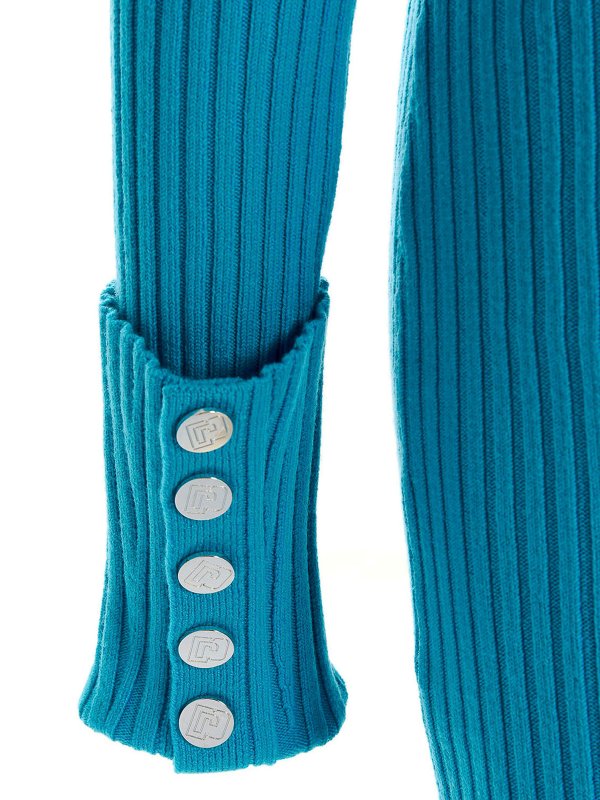 膝丈ドレス - ライトブルー shop online: PACO RABANNE