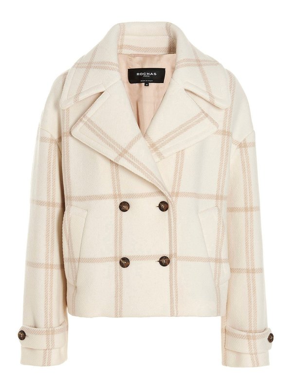 Rochas: casual jackets - Checked jacket
