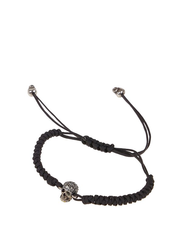 ALEXANDER MCQUEEN: Bracelets & Bangles - Skull-charm bracelet