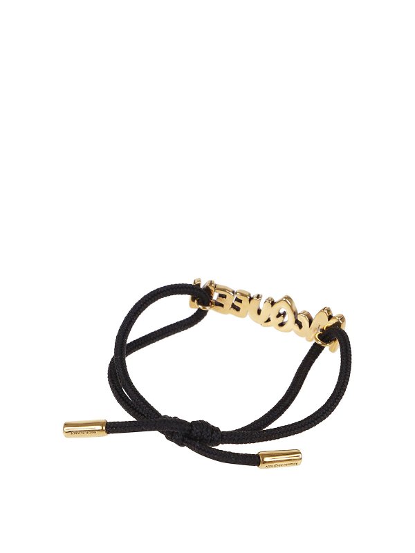 ALEXANDER MCQUEEN: Bracciali e Braccialetti online - Bracciale regolabile con scritta logo