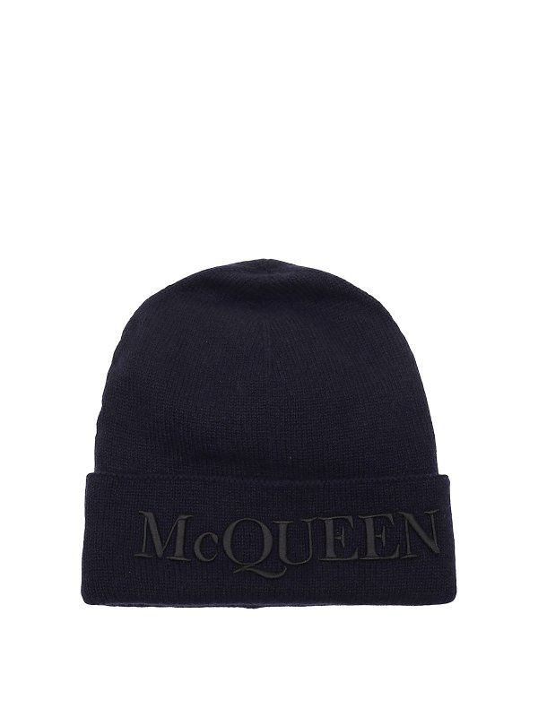 ALEXANDER MCQUEEN: Gorros - Gorro - Azul