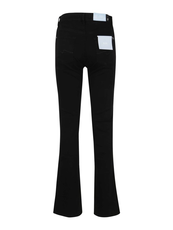 7 FOR ALL MANKIND: bootcut jeans online - Bootcut bair eco rinsed black jeans