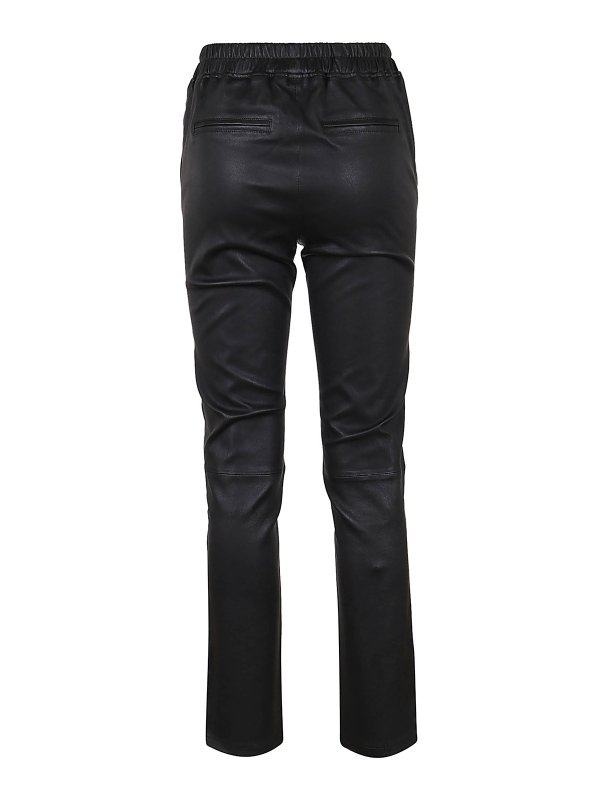 ARMA: leather trousers online - Nos chatou stretch leather trousers