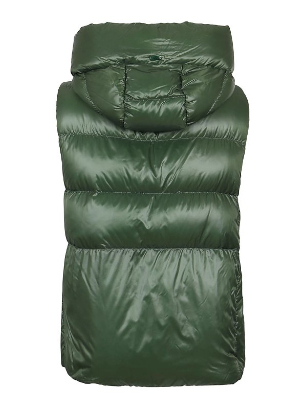 HERNO: padded jackets online - Quilted padded vest