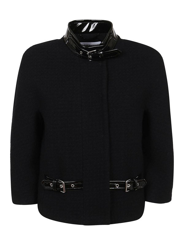 MOSCHINO: casual jackets - Jacket with straps