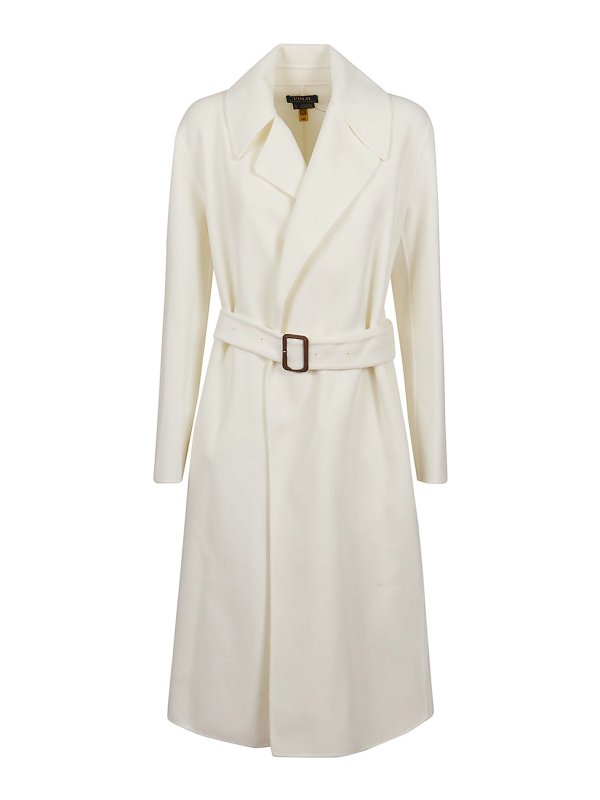 POLO RALPH LAUREN: Trenchs - Trench-Coat - Crème