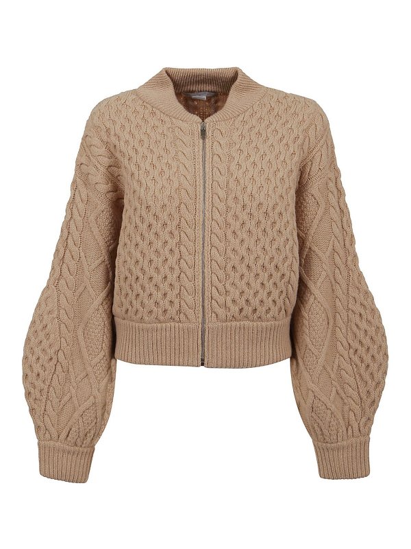 STELLA McCARTNEY: Cardigans - Cardigan - Camel