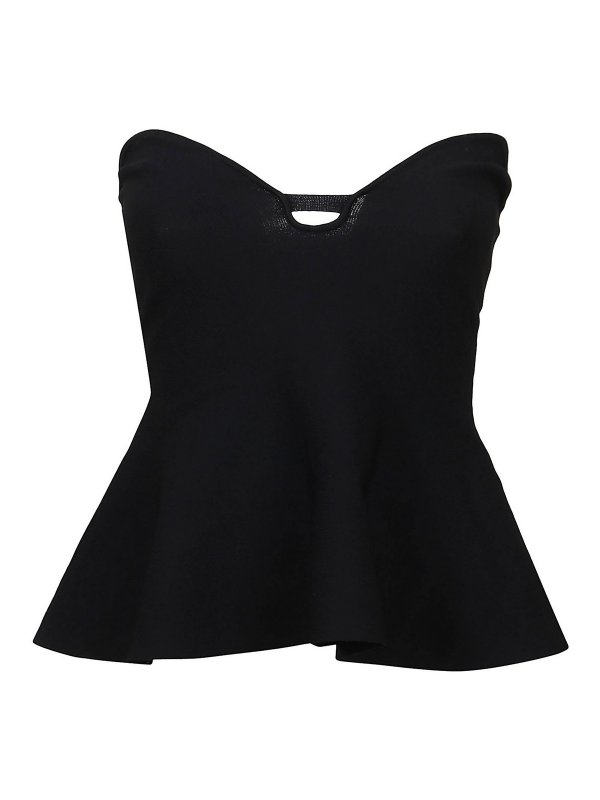STELLA McCARTNEY: Tops & Tank tops - Compact knit bustier
