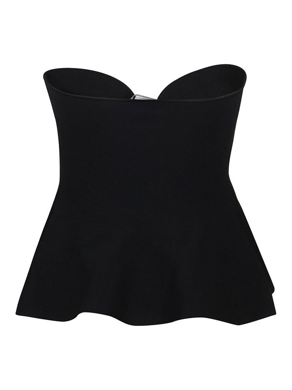 STELLA McCARTNEY: Tops & Tank tops online - Compact knit bustier