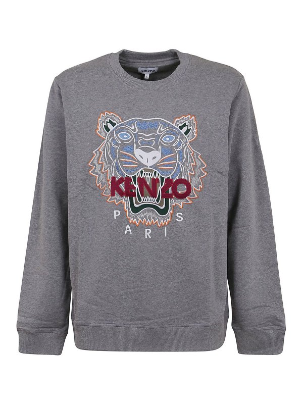 KENZO: Sudaderas y suéteres - Sudadera - Gris