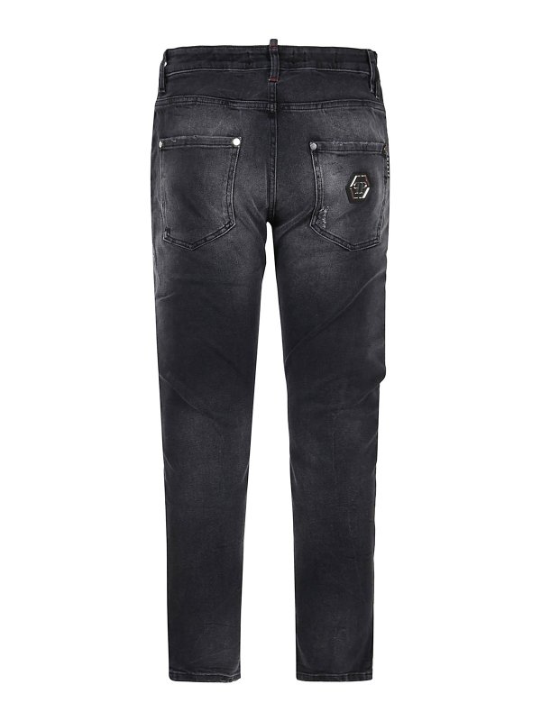 PHILIPP PLEIN: スキニージーンズ online - スキニージーンズ - ブルー