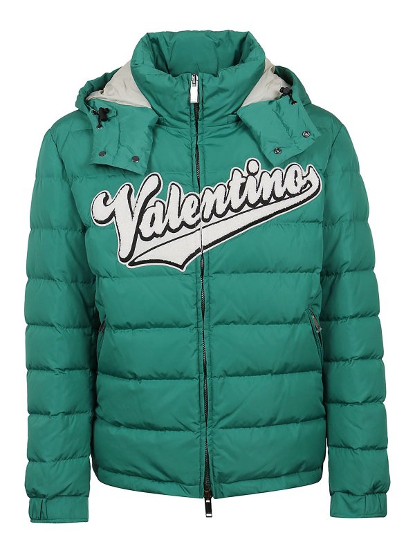 VALENTINO: Chaquetas y Chaquetones acolchados - Chaqueta Alcochada - Verde