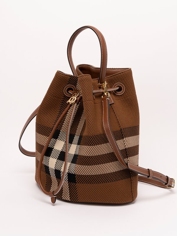 BURBERRY: バケットバッグ online - バケットバッグ - ダークブラウン