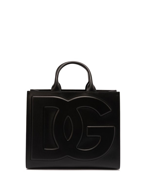 DOLCE & GABBANA: トートバッグ - トートバッグ - 黒