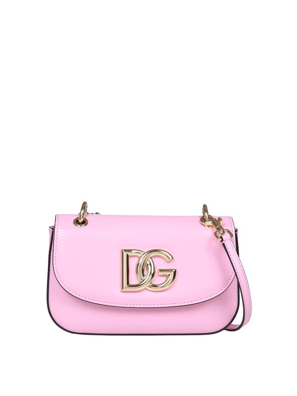 DOLCE & GABBANA: ショルダーバッグ - ショルダーバッグ - ピンク