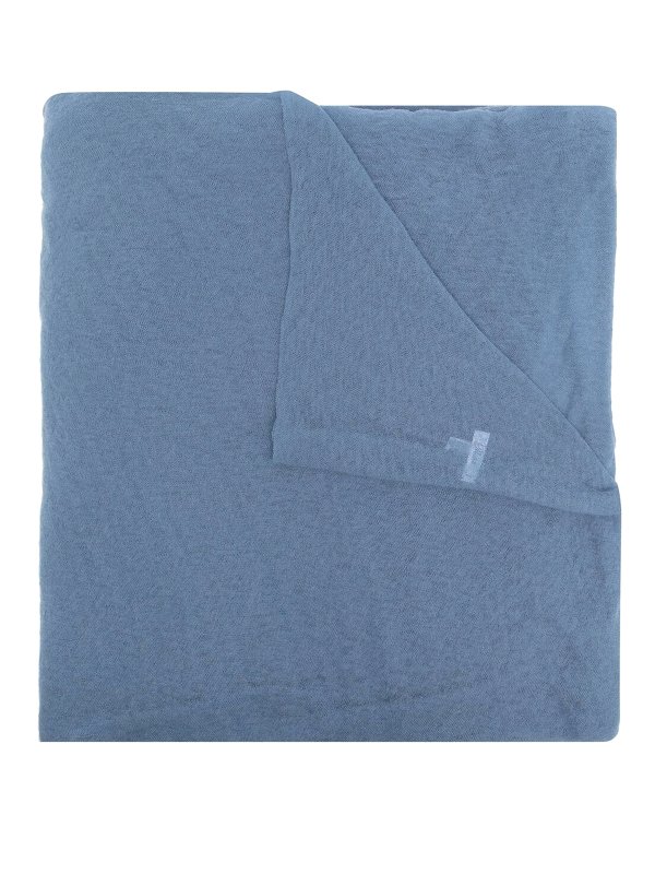 BOTTO GIUSEPPE: Bufandas y pañuelos - Bufanda - Azul Claro