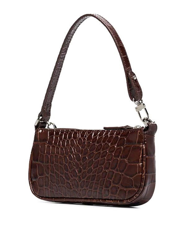 BY FAR: shoulder bags online - Mini Rachel croc-effect bag