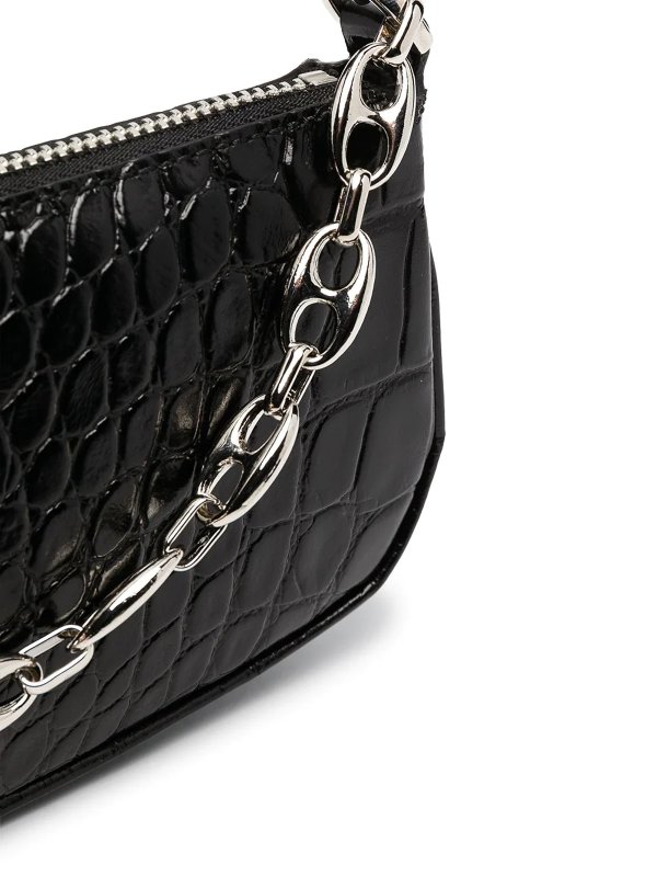 iKRIX BY FAR: shoulder bags - Crocodile embossed shoulder bag