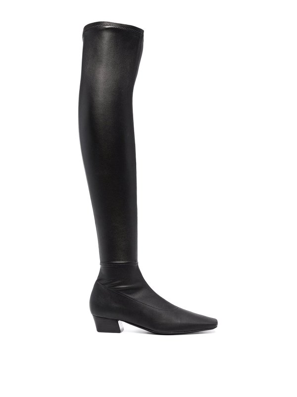 BY FAR: boots - Colette thigh-high boots
