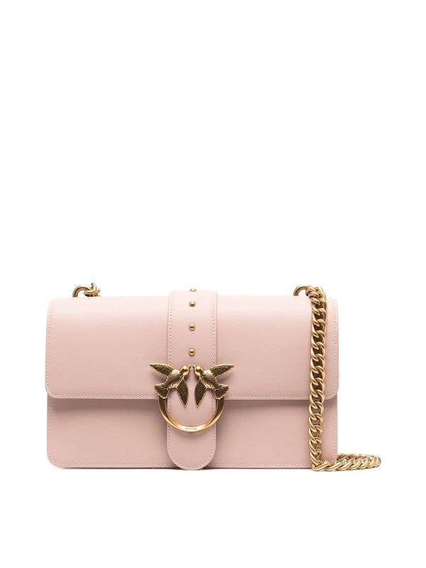 Pinko: Schultertaschen - Schultertasche - Rosa