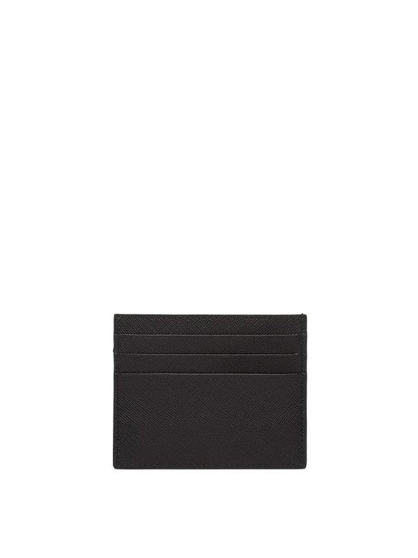 PRADA: wallets & purses online - Logo-plaque card holder