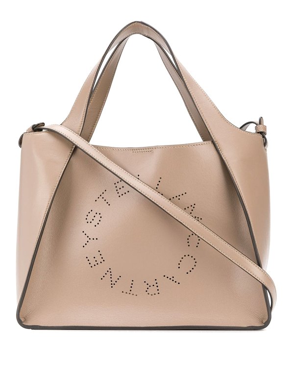STELLA McCARTNEY: totes bags - Perforated logo tote bag