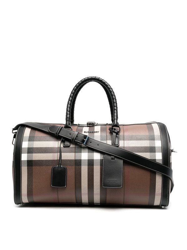 BURBERRY: スーツケース＆旅行鞄 - 旅行鞄 - ブラウン