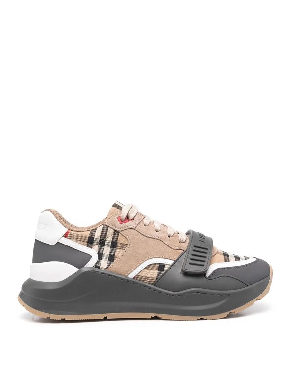 BURBERRY: スニーカー - スニーカー - ベージュ