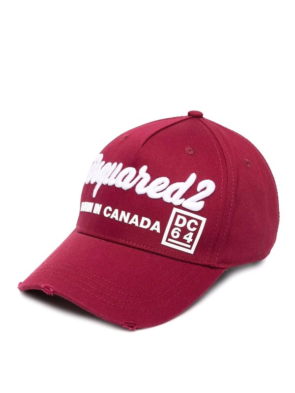 DSQUARED2: hats & caps - Embroidered logo cap