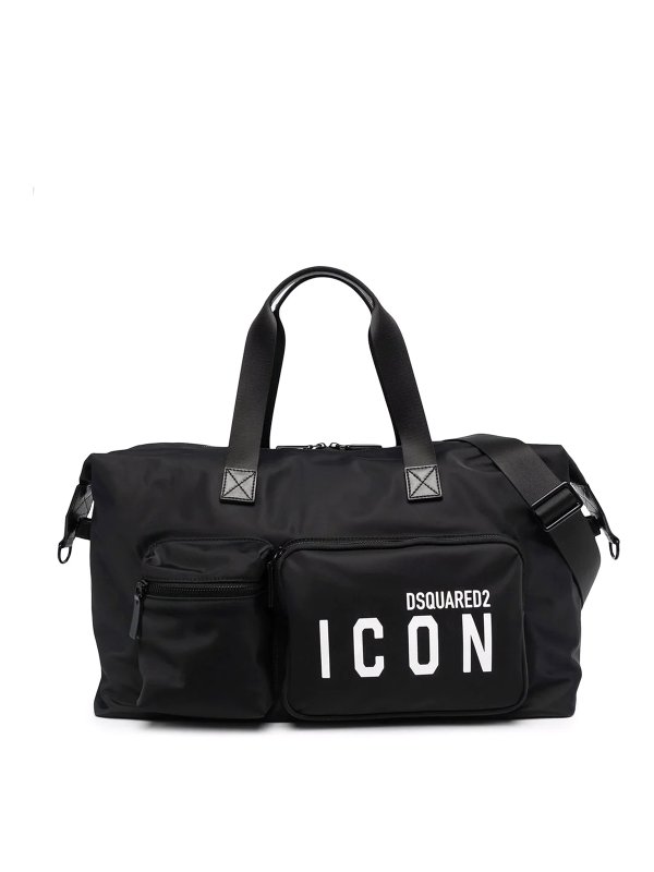 DSQUARED2: Luggage & Travel bags - Logo-print duffle bag