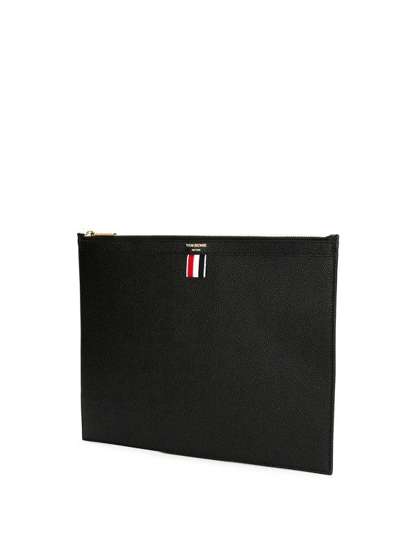 THOM BROWNE: wallets & purses online - Leather medium document holder