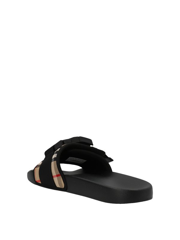 BURBERRY: flip flops online - Cameron slides