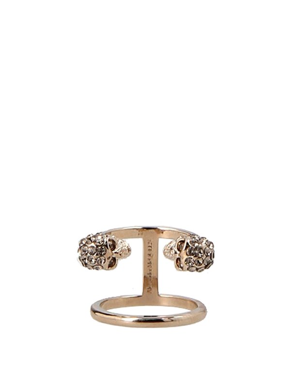 ALEXANDER MCQUEEN: Rings - Double Skull ring
