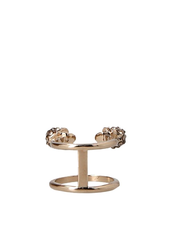 ALEXANDER MCQUEEN: Rings online - Double Skull ring