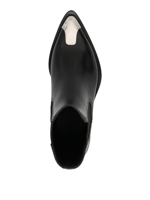 iKRIX ALEXANDER MCQUEEN: ankle boots - Metallic toe ankle boots