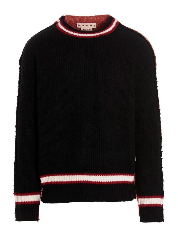 Marni: crew necks - Two-color sweater