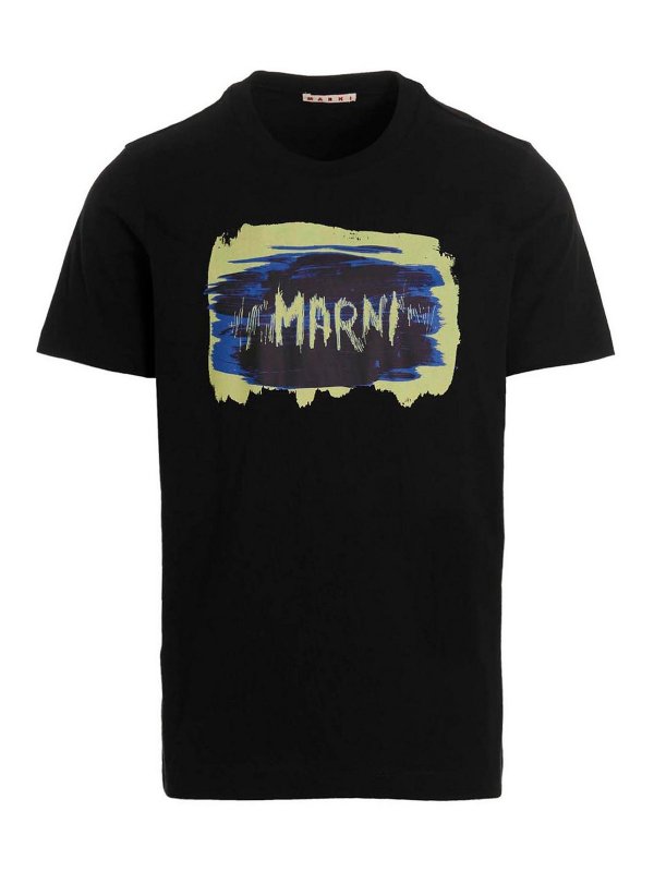 Marni: Tシャツ - Tシャツ - 黒