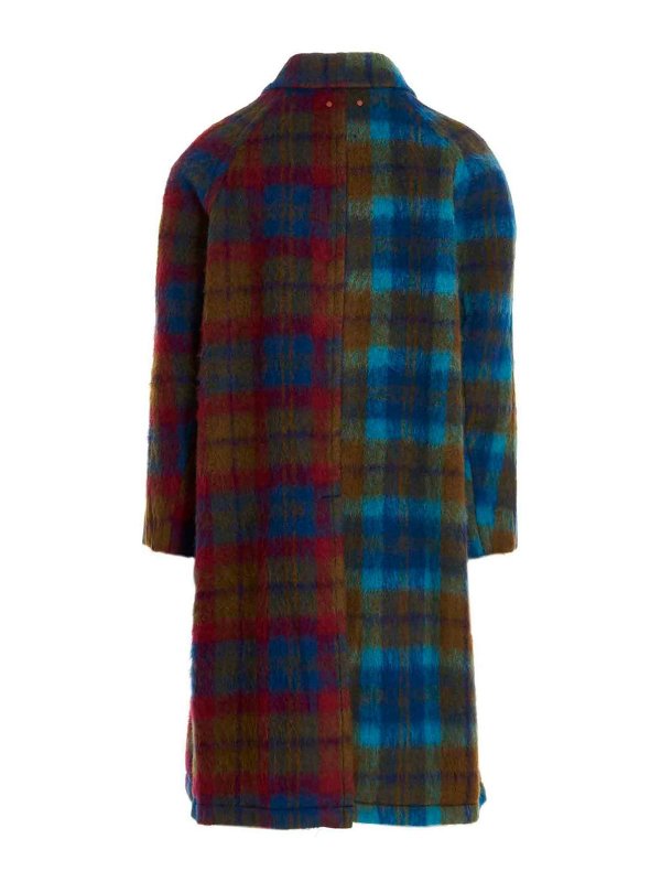 ANDERSSON BELL: knee length coats online - Check print coat