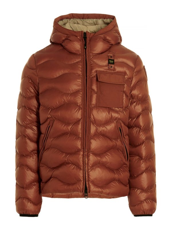 BLAUER: padded jackets - Military down jacket