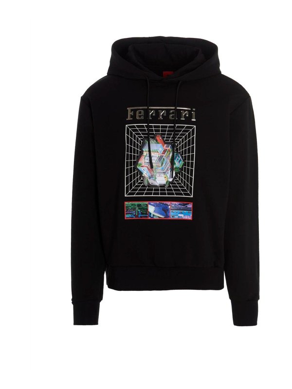 FERRARI: Sweatshirts & Sweaters - Maranello Cube hoodie