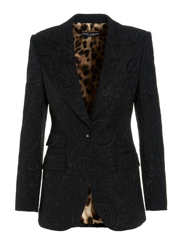 DOLCE & GABBANA: blazers - Single breast blazer jacket