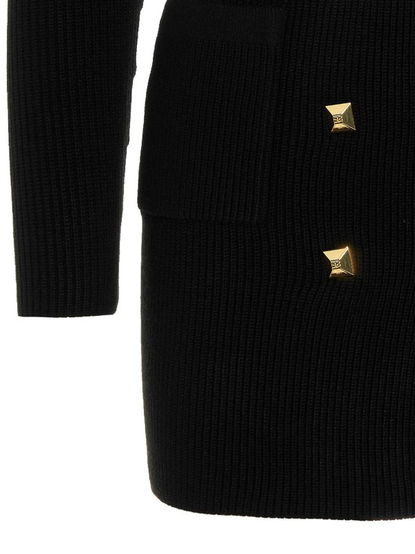 ショートドレス - 黒 shop online: ELISABETTA FRANCHI