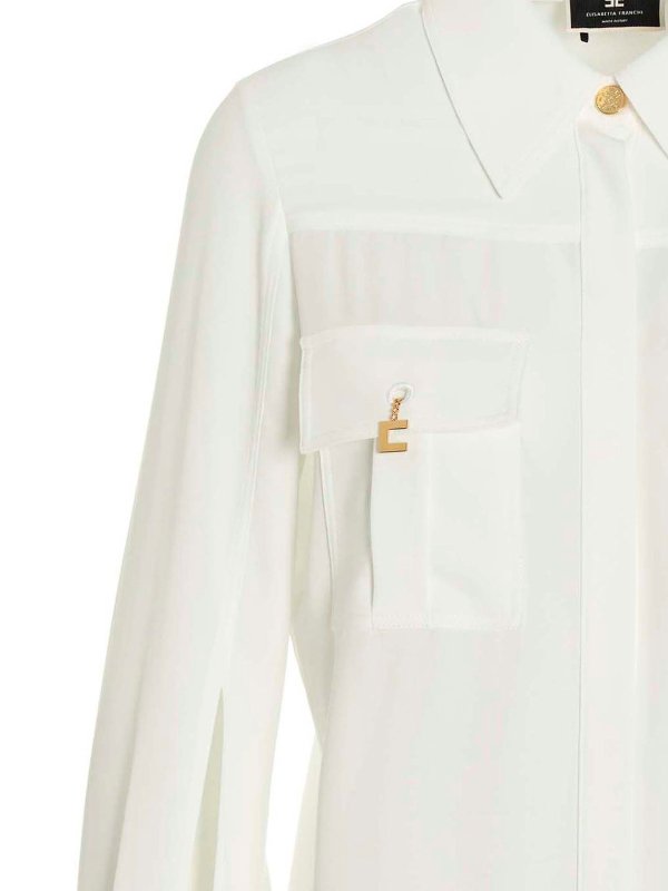 iKRIX ELISABETTA FRANCHI: Hemden - Hemd - Weiß