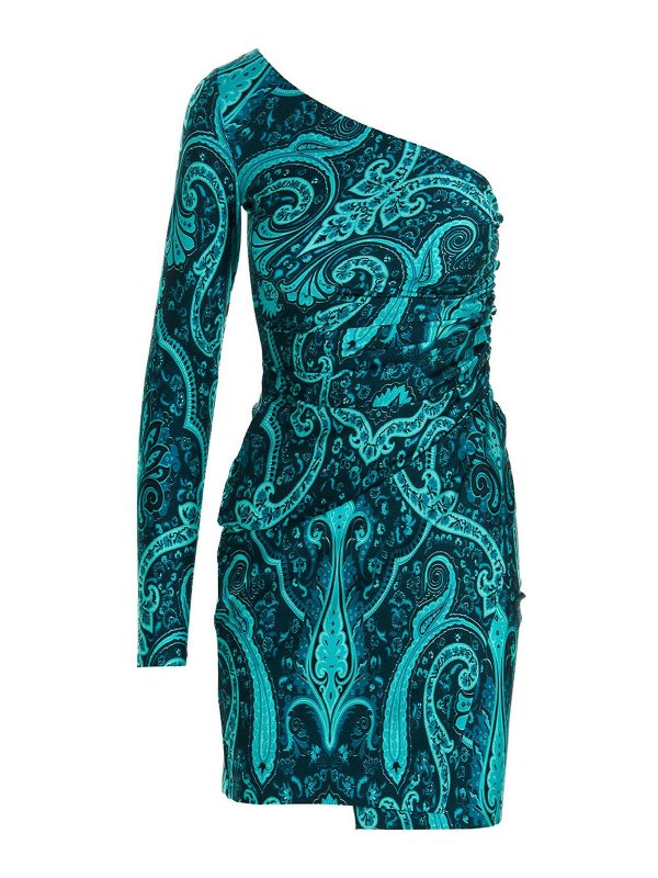 ETRO: Cocktailkleider - Cocktailkleid - Grün
