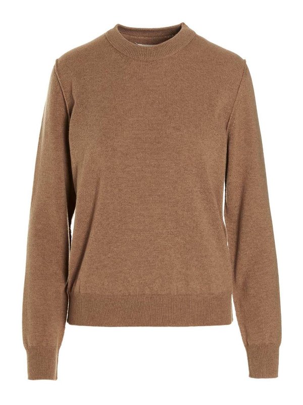 Maison Margiela: クルーネック - クルーネック - ベージュ