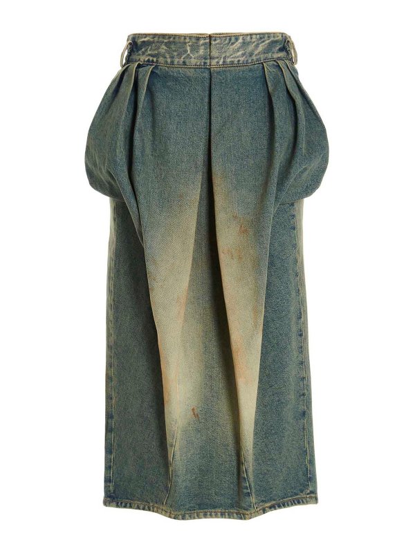 Maison Margiela: Faldas largas - Falda Larga - Azul Claro